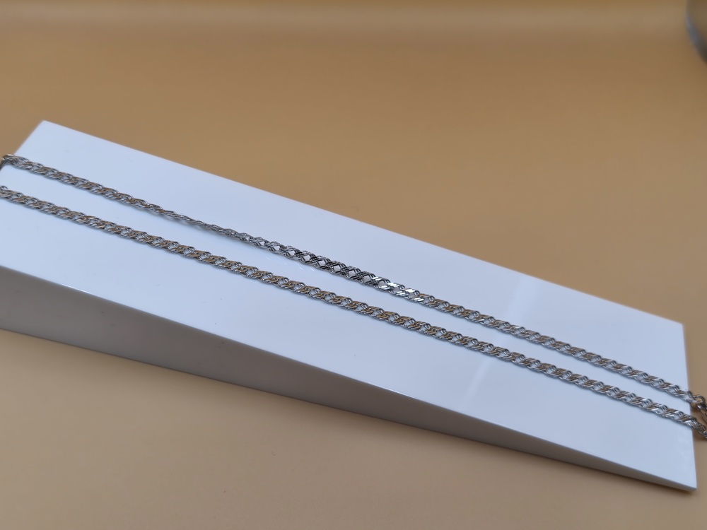 ЦЛР3585 ЦЕПЬ ПОЛНОВЕСНАЯ Ромб тройной (Au 585)