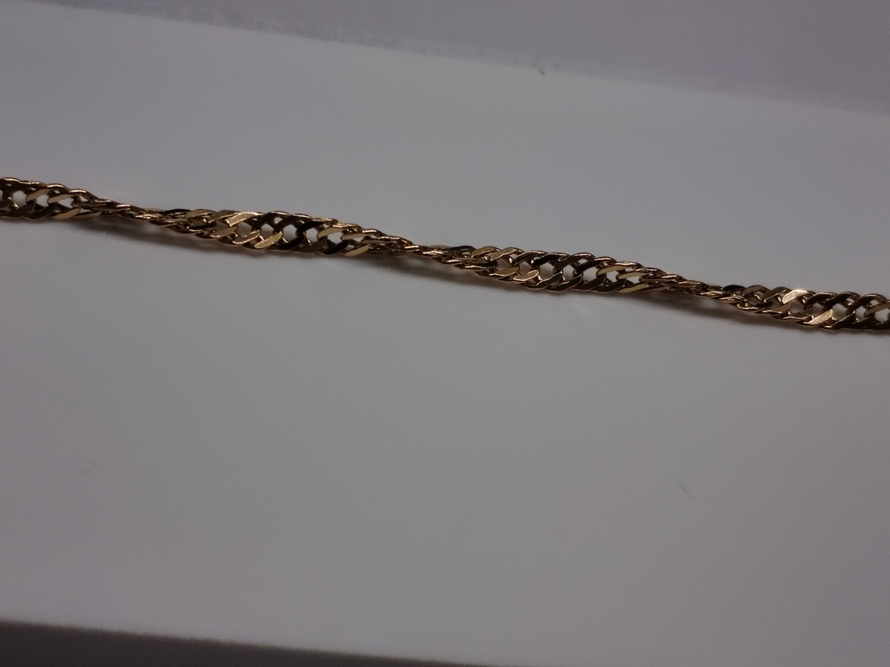 БРАСЛЕТ ПОЛНОВЕСНЫЙ Сингапур Au 585