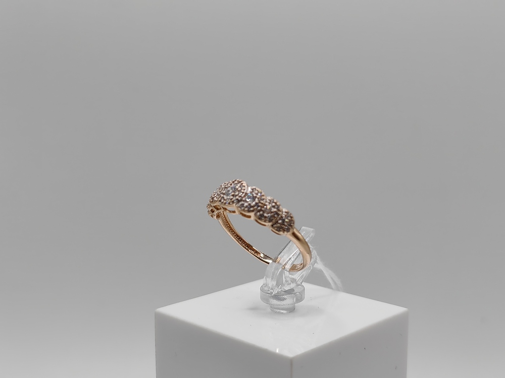 КОЛКМИ585 КОЛЬЦО С КАМНЯМИ (Au 585)