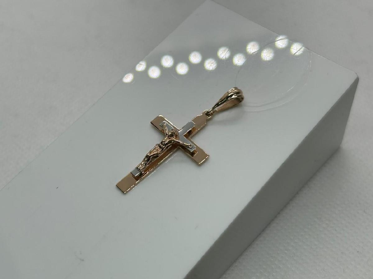 ПОДВЕСКА КРЕСТ (Au 585)