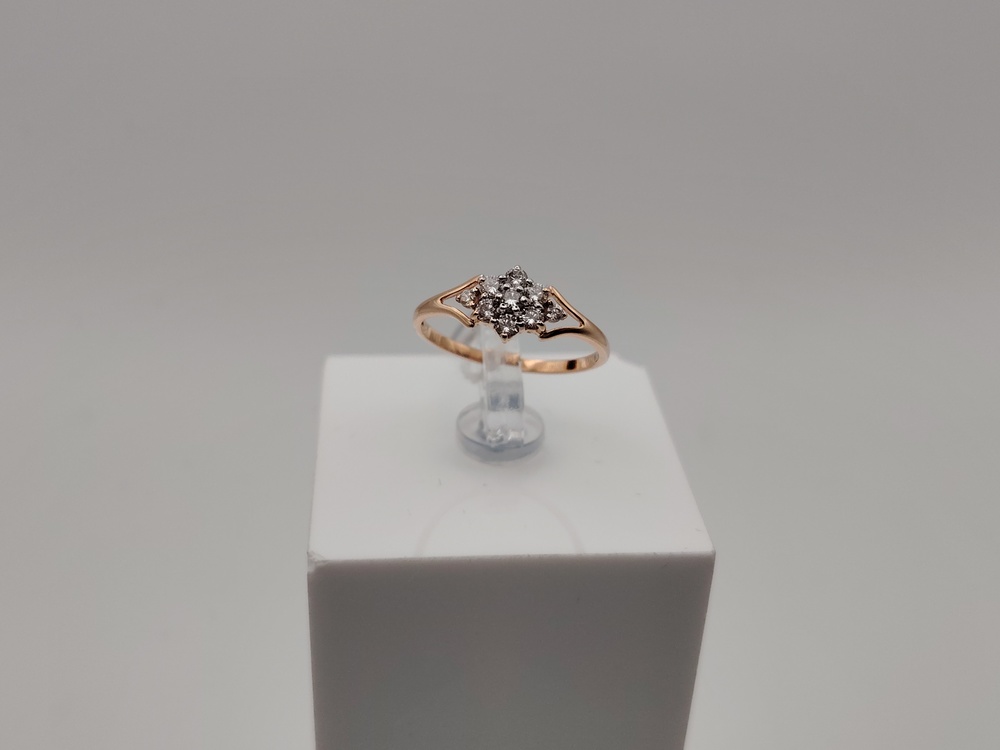 КОЛКМИ585 КОЛЬЦО С КАМНЯМИ (Au 585)