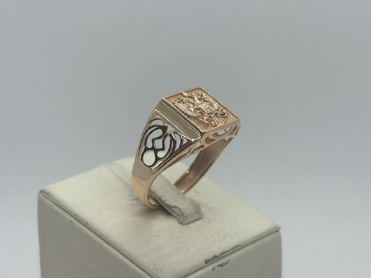 КОЛЬЦО ПЕЧАТКА без камня (Au 585)