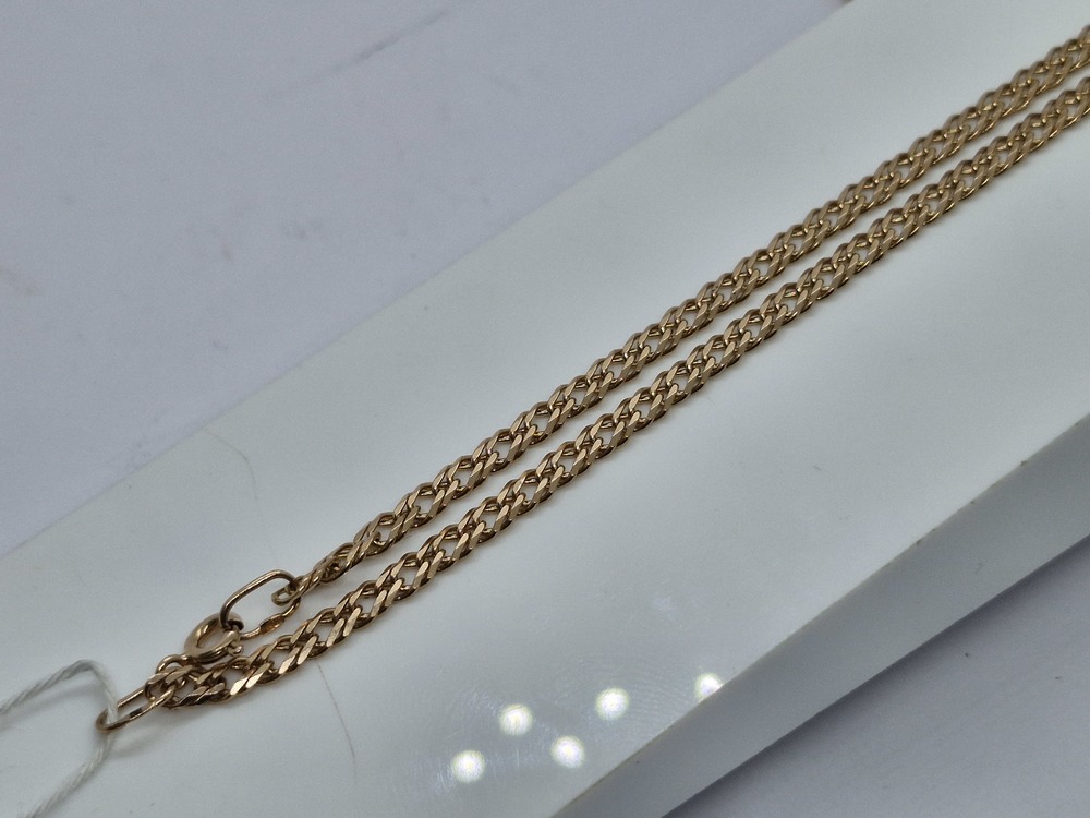 ЦЛР2585 ЦЕПЬ ПОЛНОВЕСНАЯ Ромб двойной (Au 585)