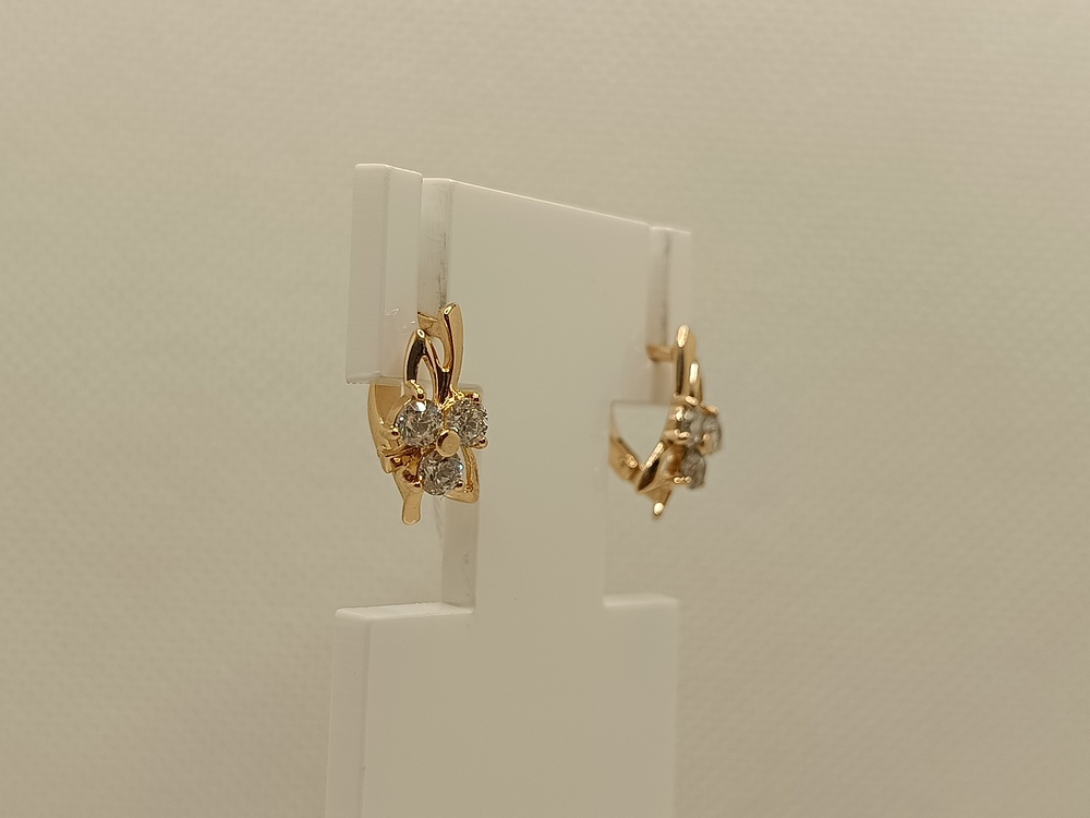 СЕРЬГИ С КАМНЯМИ (Au 585)