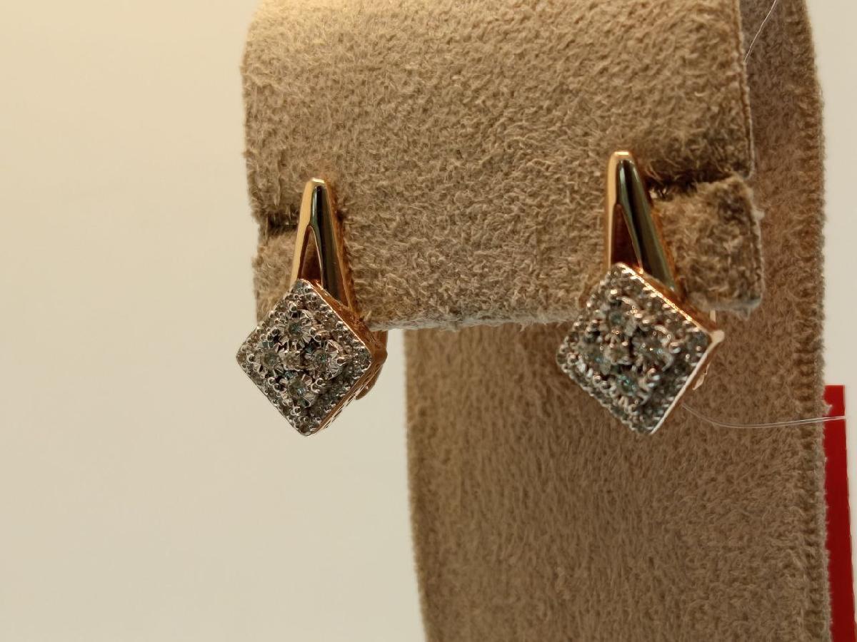 СЕРЬГИ БРИЛЛИАНТ (Au 585)