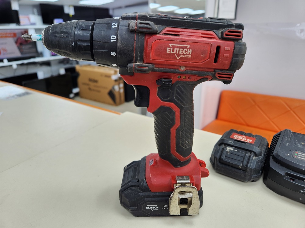 Шуруповерт Elitech ДА 12СЛ2 ПРОМО;