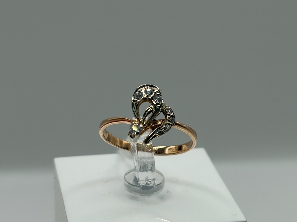 КОЛКМИ585 КОЛЬЦО С КАМНЯМИ (Au 585)