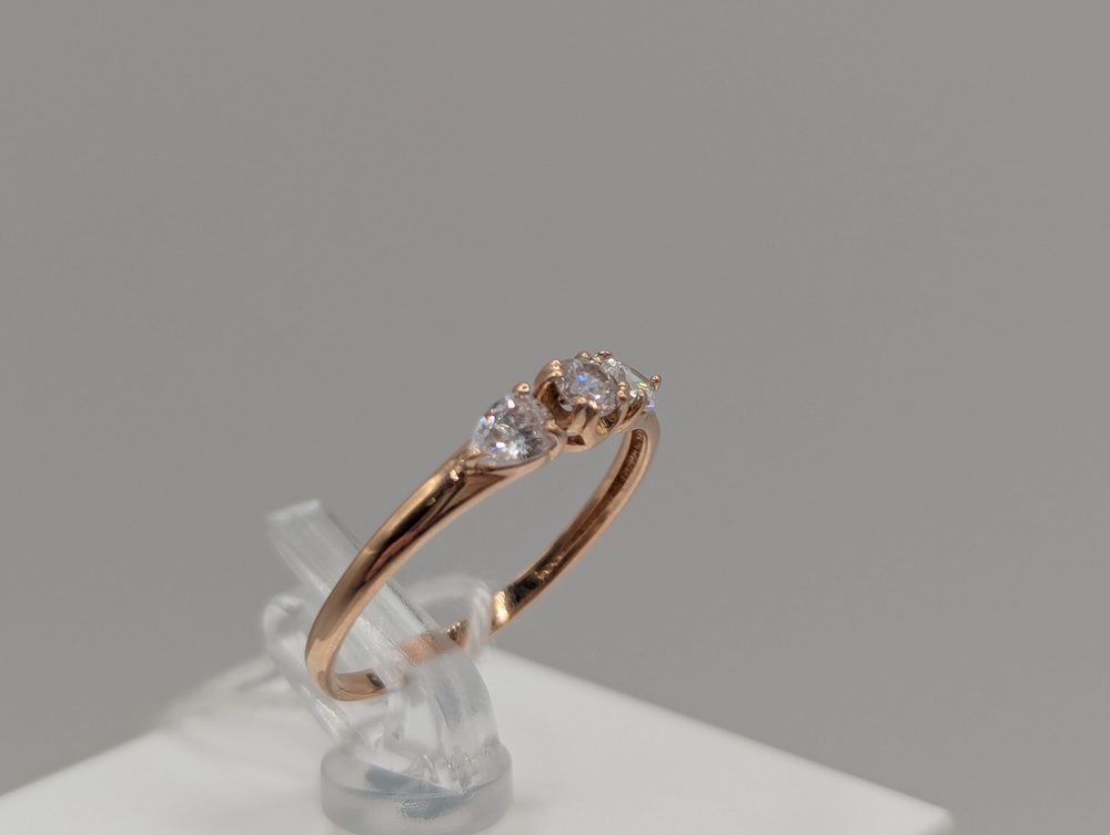 КОЛКМИ585 КОЛЬЦО С КАМНЯМИ (Au 585)