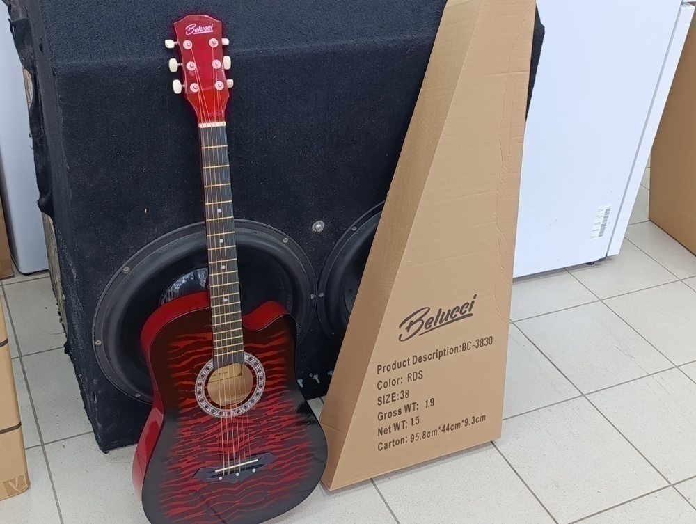 Гитара акустическая Belucci BC3830 RDS (Fire)
