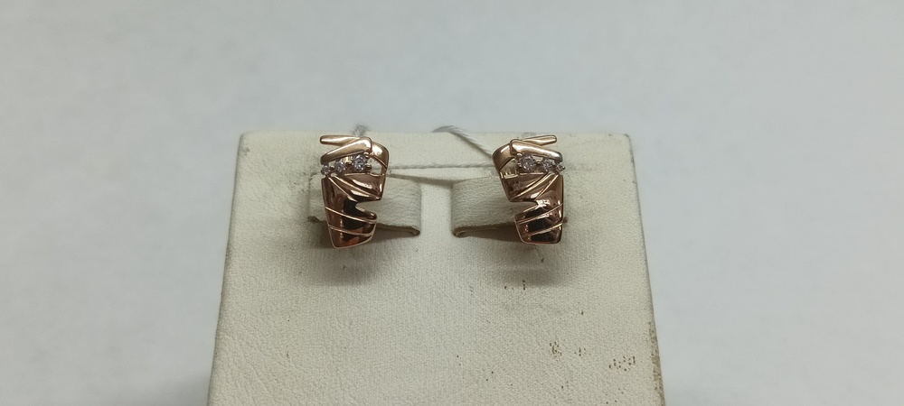 СЕРЬГИ С КАМНЯМИ (Au 585)