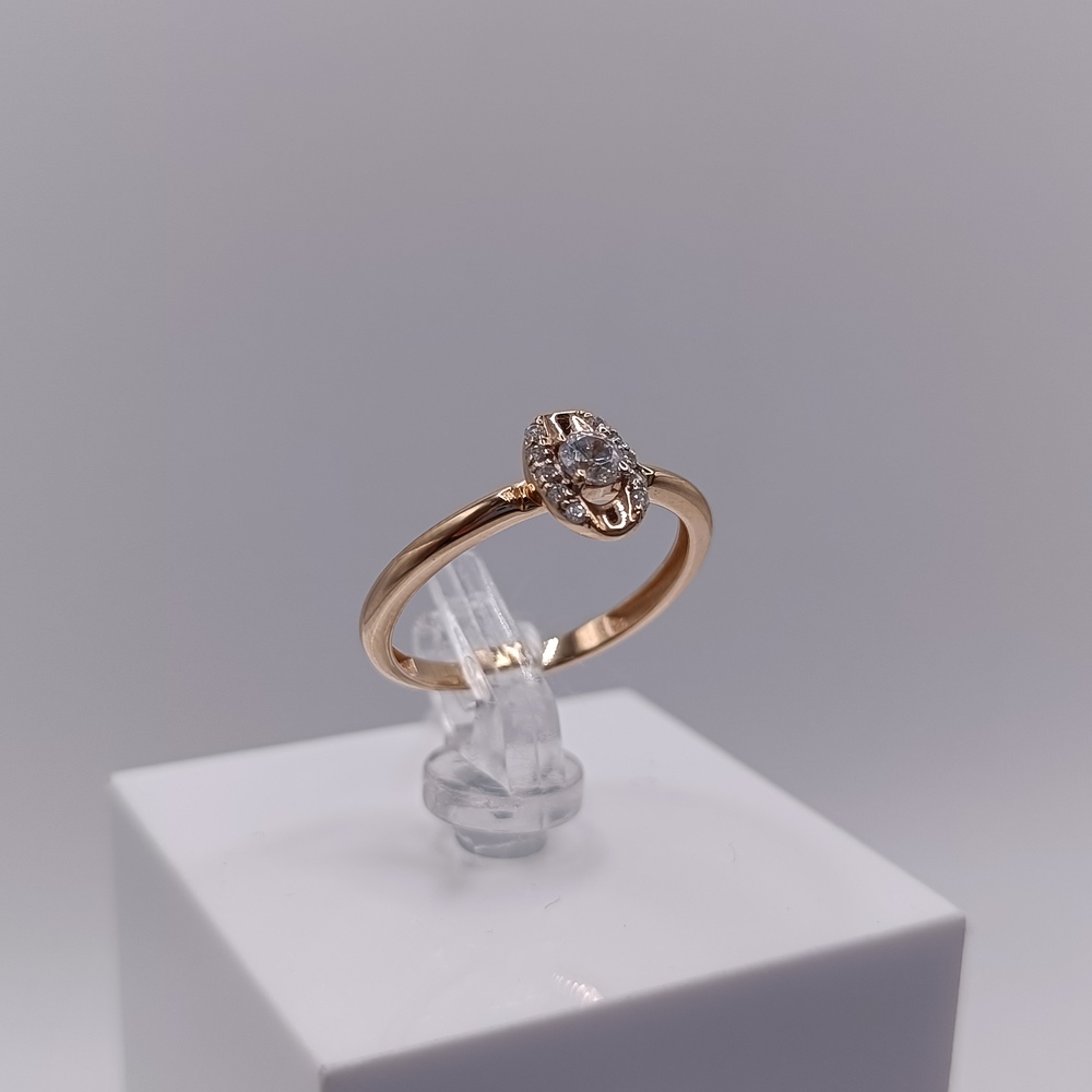 КОЛКМИ585 КОЛЬЦО С КАМНЯМИ (Au 585)