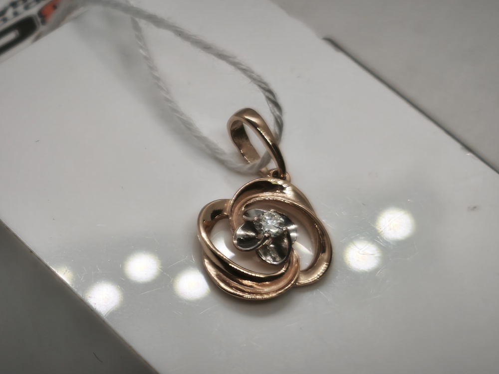 ПОДВЕСКА БРИЛЛИАНТ Au 585