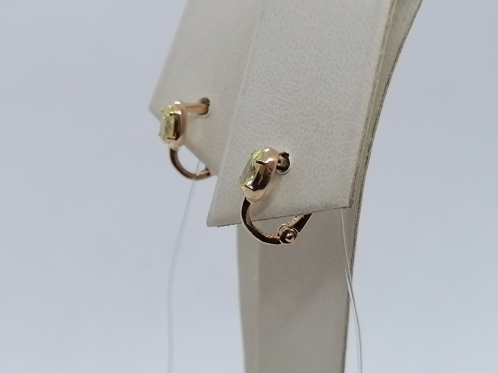 СЕРЬГИ С КАМНЕМ (Au 585)