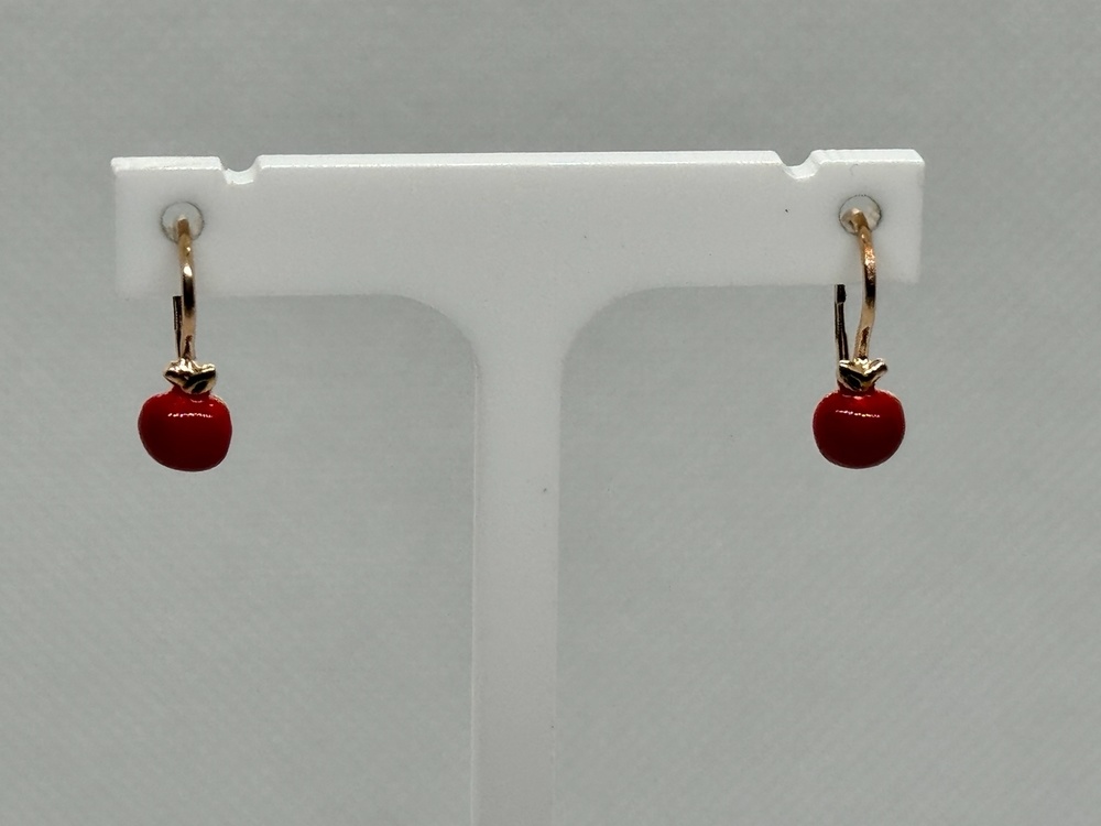 СЕРЬГИ С КАМНЕМ (Au 585)