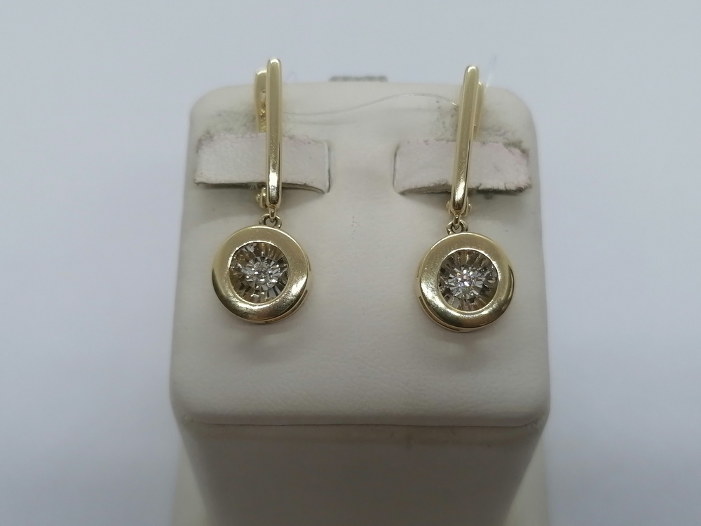 СЕРЬГИ БРИЛЛИАНТ (Au 585)