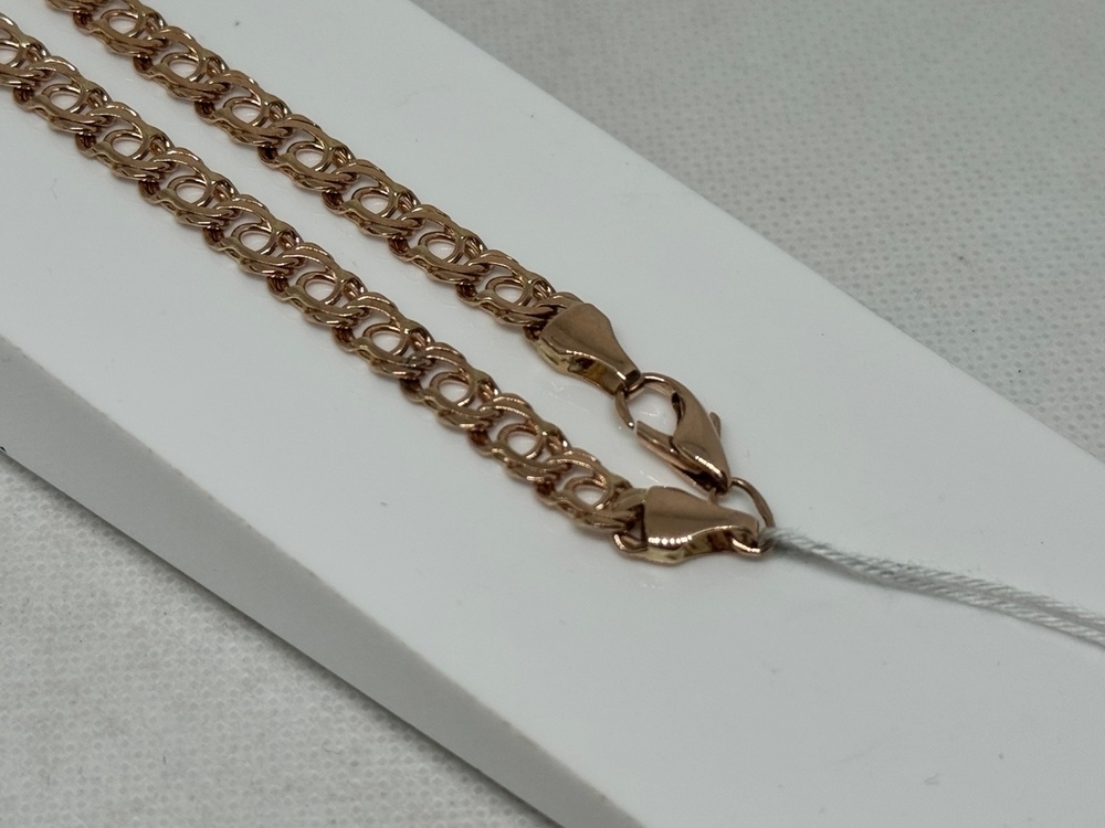 ЦЕПЬ ПОЛНОВЕСНАЯ Бисмарк арабский (Au 585)