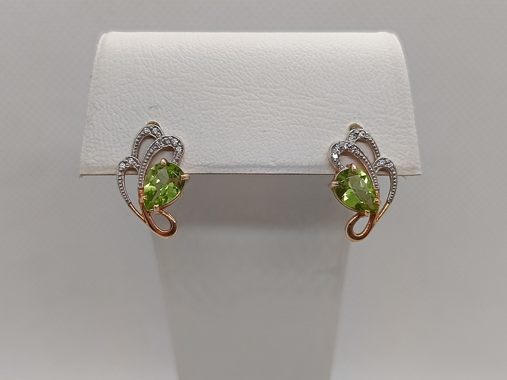 СЕРЬГИ С КАМНЯМИ (Au 585)