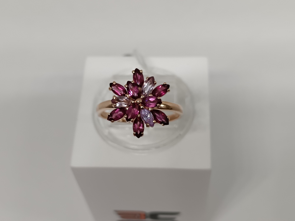 КОЛКМИ585 КОЛЬЦО С КАМНЯМИ (Au 585)