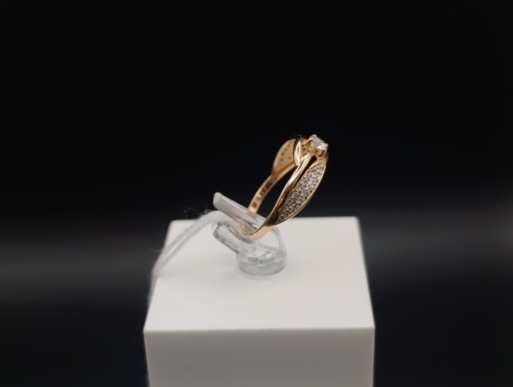 КОЛКМИ585 КОЛЬЦО С КАМНЯМИ (Au 585)