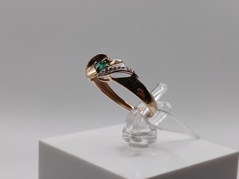 КОЛЬЦО БРИЛЛИАНТ Au 585