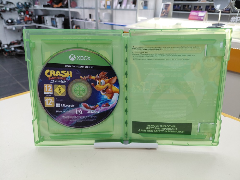 Игра  XBOX Crash Badicoot 4