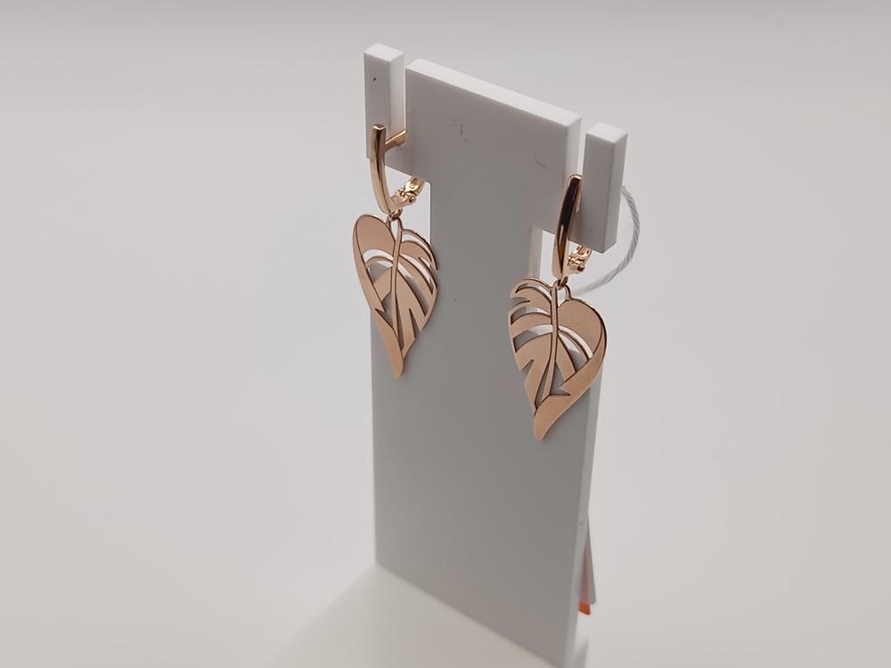 СЕРЬГИ БЕЗ КАМНЯ (Au 585)