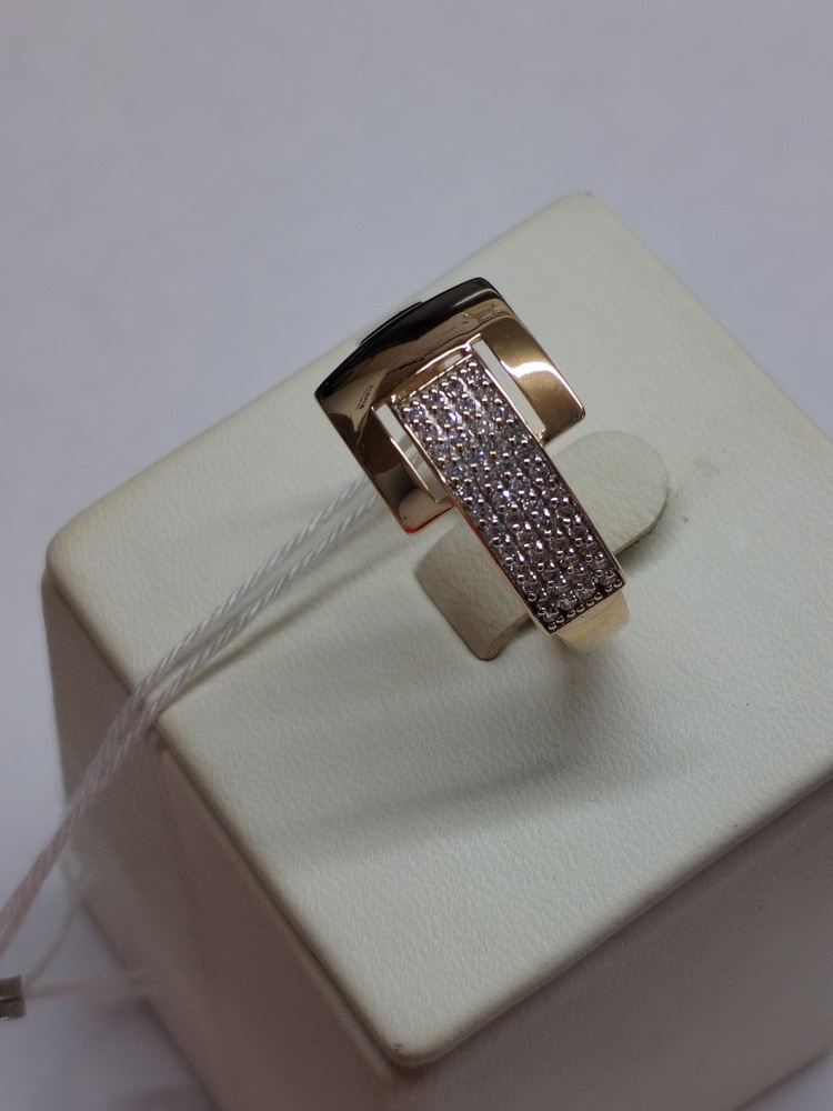 КОЛКМИ585 КОЛЬЦО С КАМНЯМИ (Au 585)