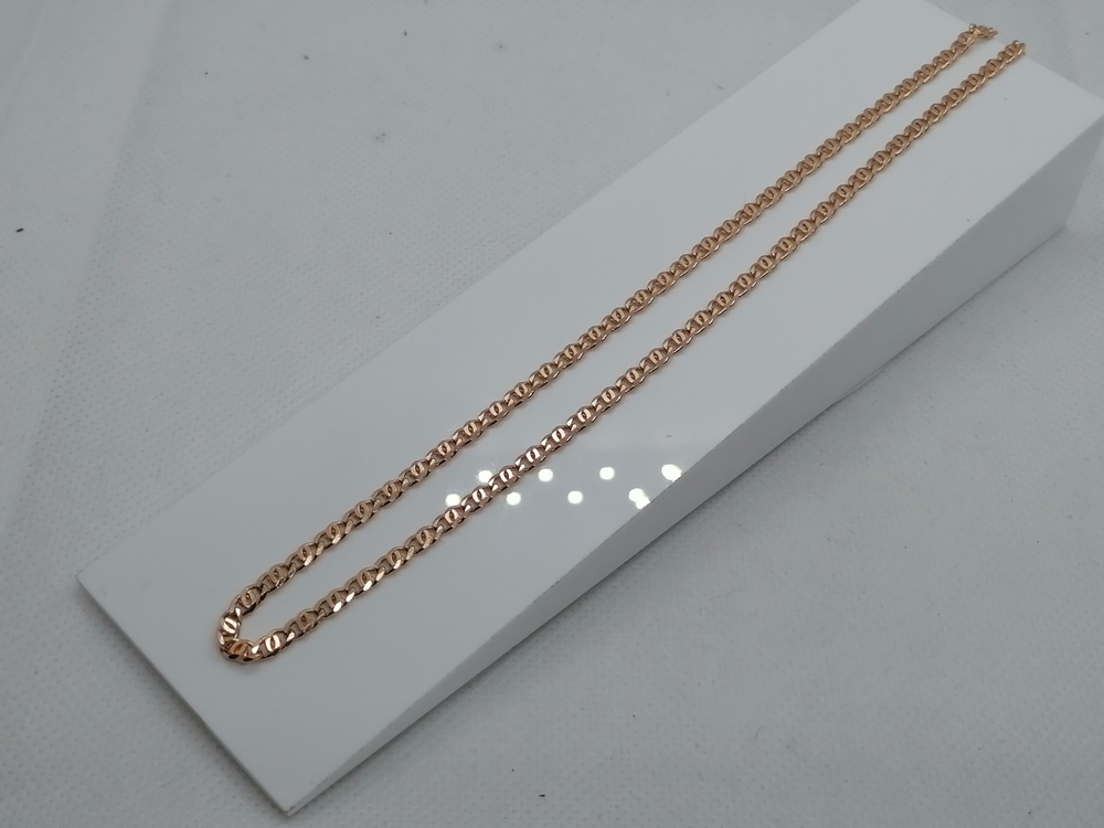 ЦЕПЬ ПОЛНОВЕСНАЯ Птичий глаз(глаз пантеры) (Au 585)