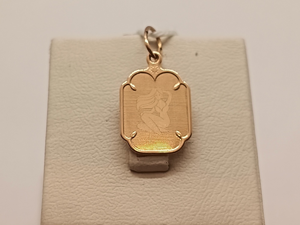 ПОДВЕСКА ЗНАК ЗОДИАКА ДЕВА Au 585