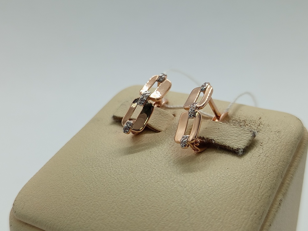 СЕРЬГИ С КАМНЯМИ (Au 585)