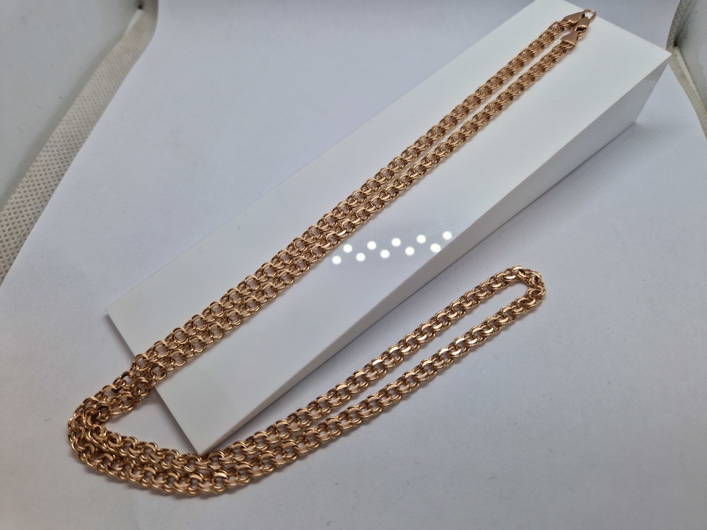 ЦЕПЬ ПОЛНОВЕСНАЯ Бисмарк (Au 585)