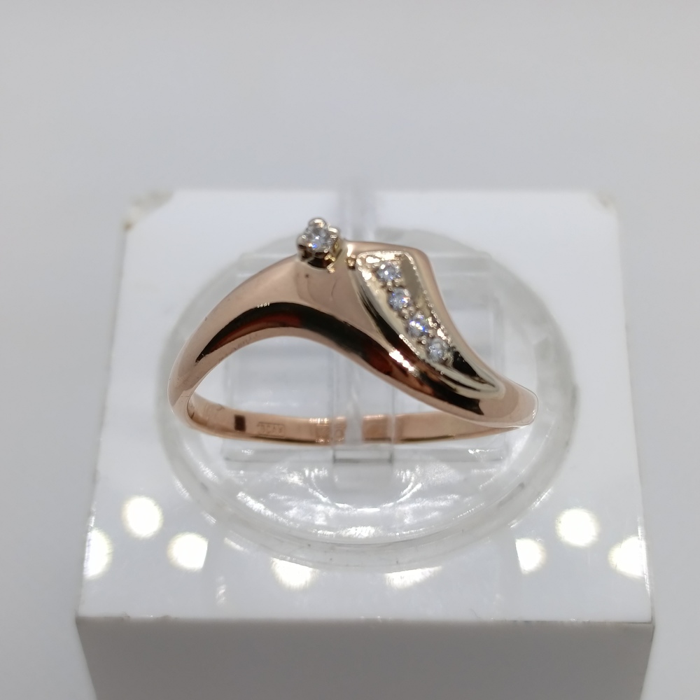 КОЛЬЦО БРИЛЛИАНТ Au 585