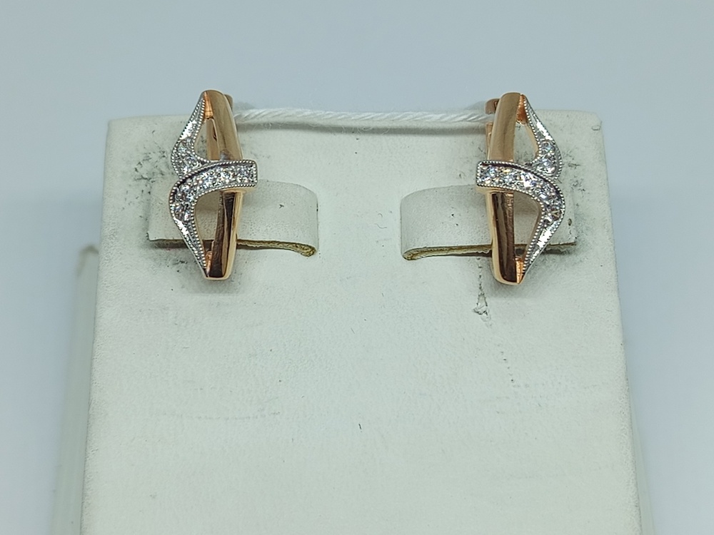 СЕРЬГИ С КАМНЯМИ (Au 585)