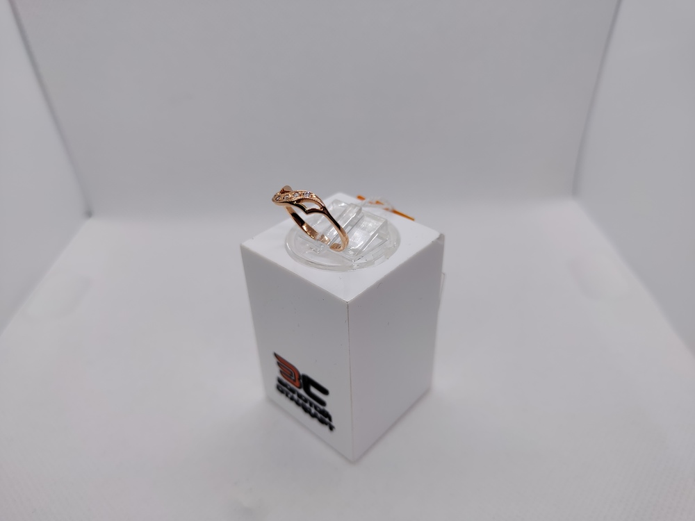 КОЛЬЦО С КАМНЯМИ (Au 585)