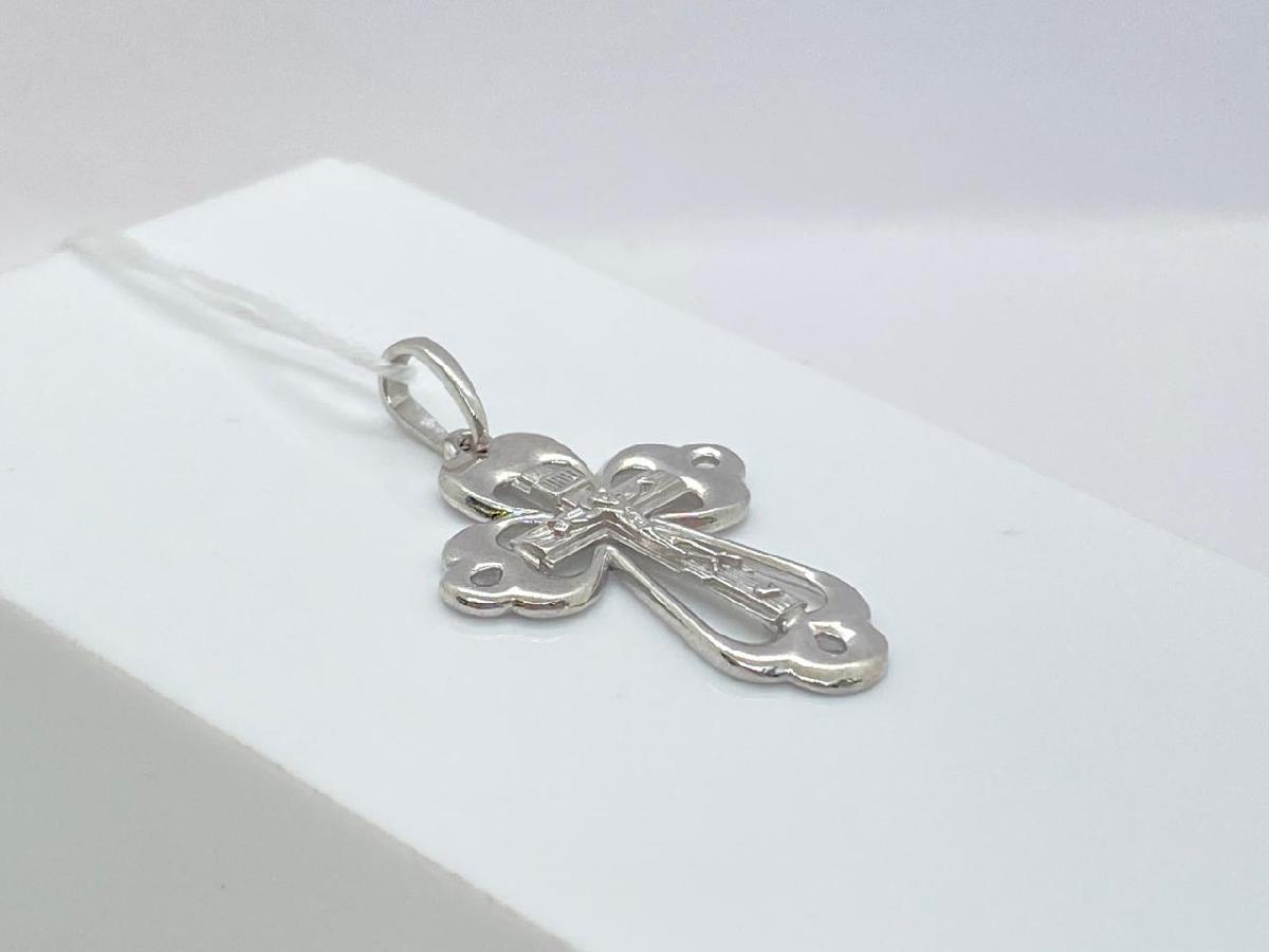 ПОДВЕСКА КРЕСТ БЕЗ КАМНЯ (Au 585)