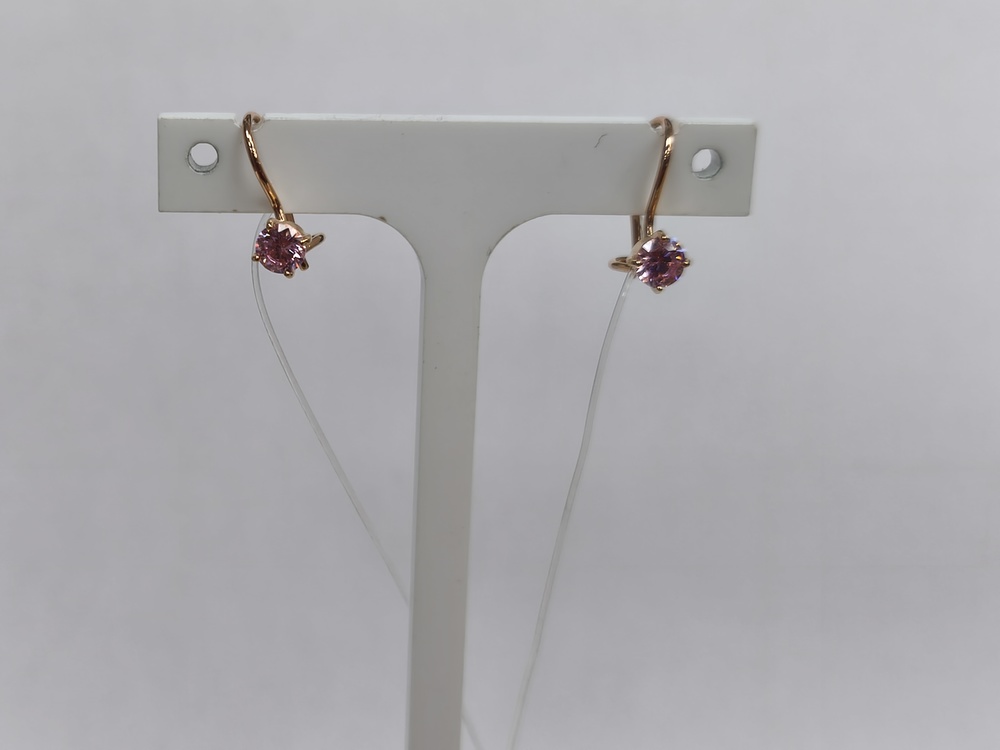 СЕРЬГИ С КАМНЕМ (Au 585)