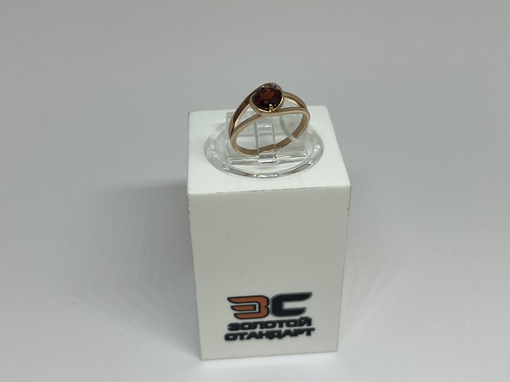 КОЛКМ585 КОЛЬЦО С КАМНЕМ (Au 585)