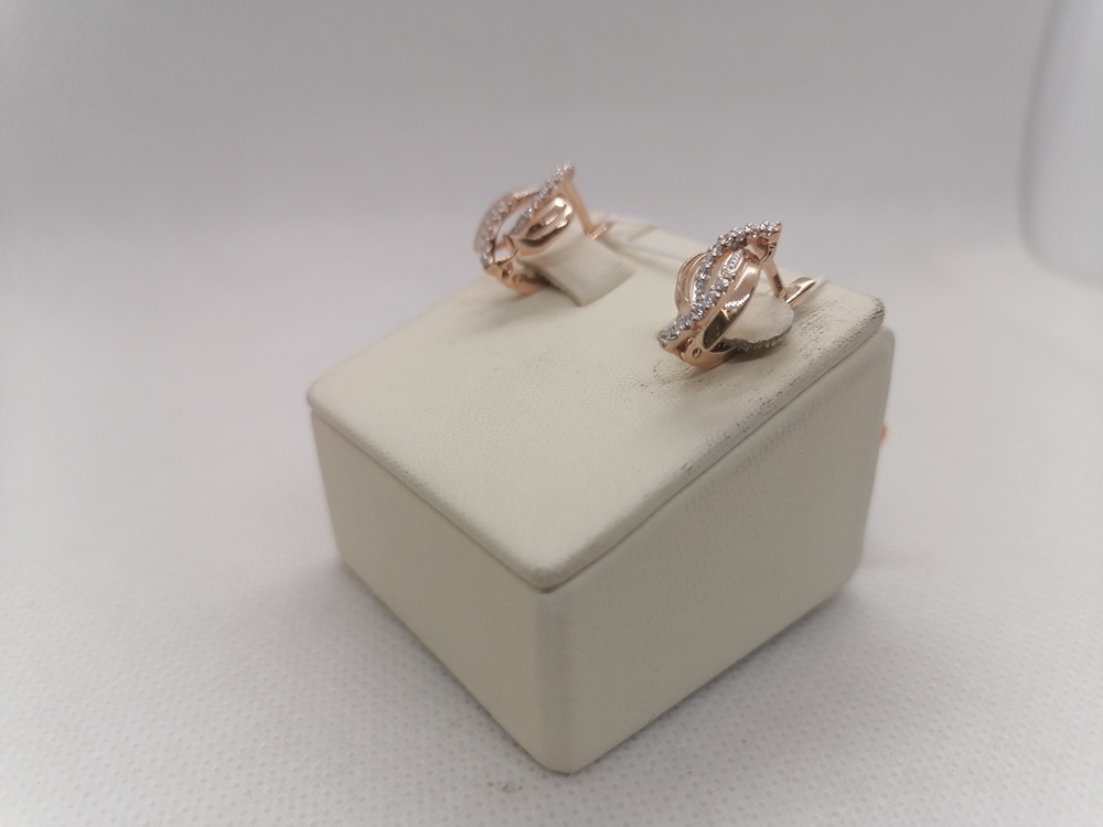 СЕРЬГИ С КАМНЯМИ (Au 585)