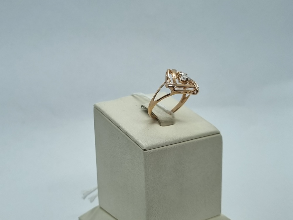 КОЛЬЦО С КАМНЕМ (Au 585)