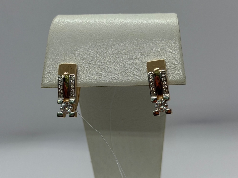 СЕРЬГИ С КАМНЯМИ (Au 585)