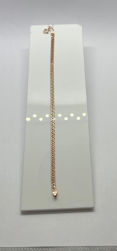 БРАСЛЕТ ПОЛНОВЕСНЫЙ Ромб двойной Au 585