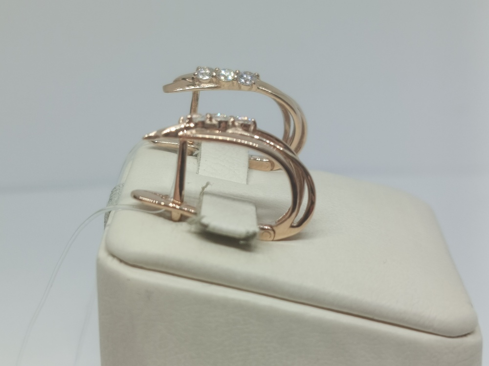 СЕРЬГИ С КАМНЯМИ (Au 585)