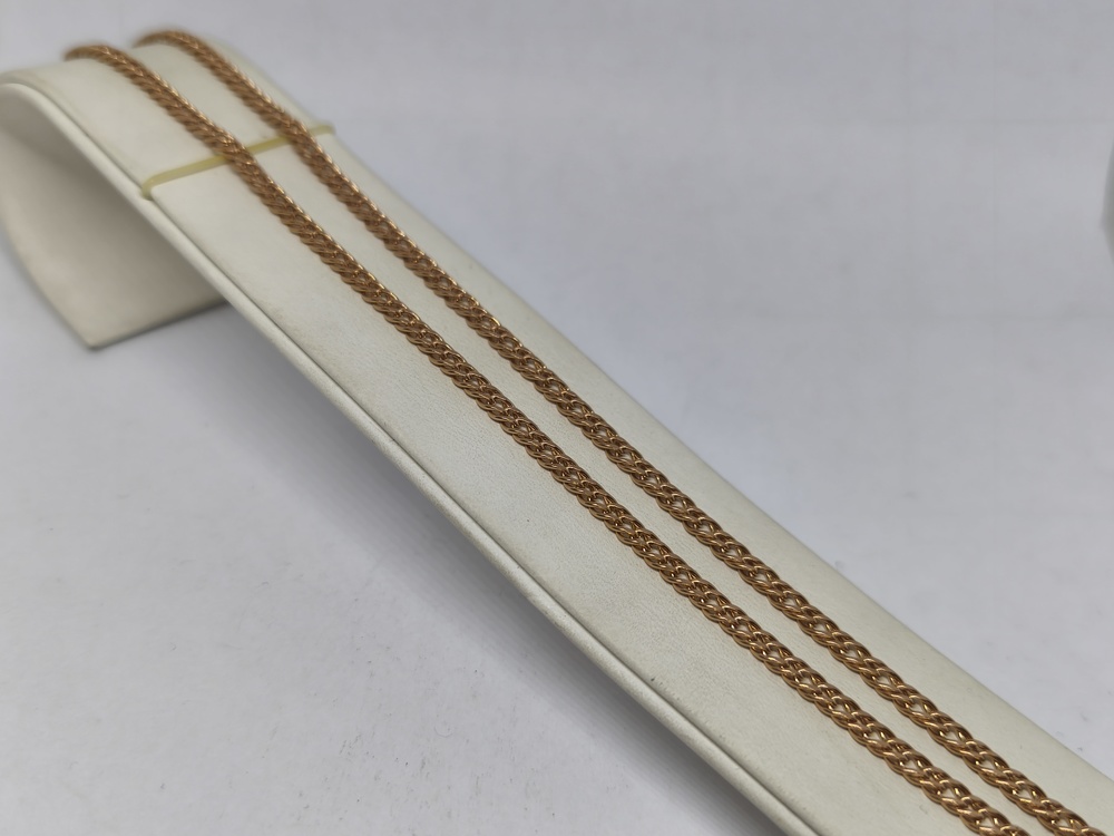 ЦЛР2585 ЦЕПЬ ПОЛНОВЕСНАЯ Ромб двойной (Au 585)