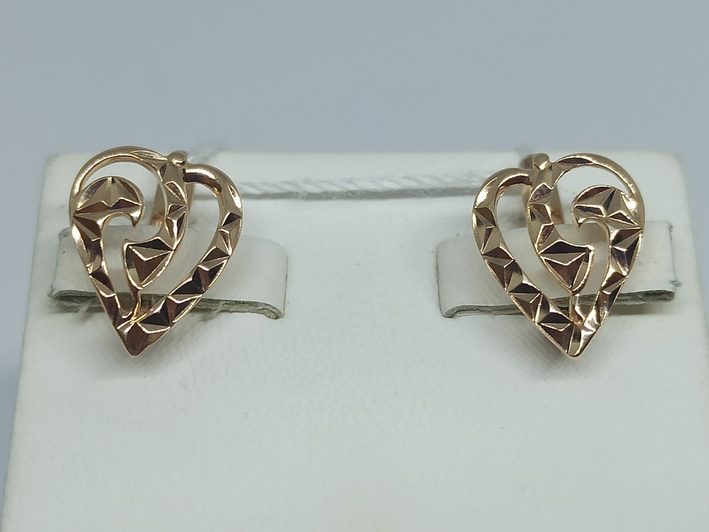 СЕРЬГИ БЕЗ КАМНЯ (Au 585)