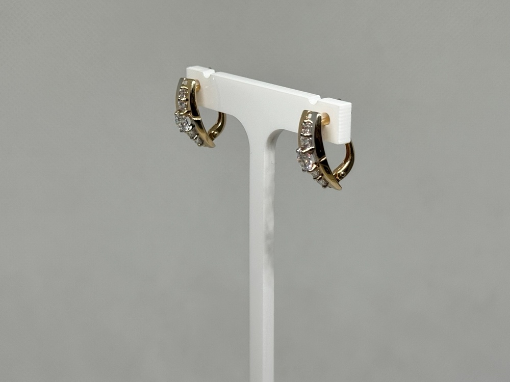 СЕРЬГИ С КАМНЯМИ (Au 585)