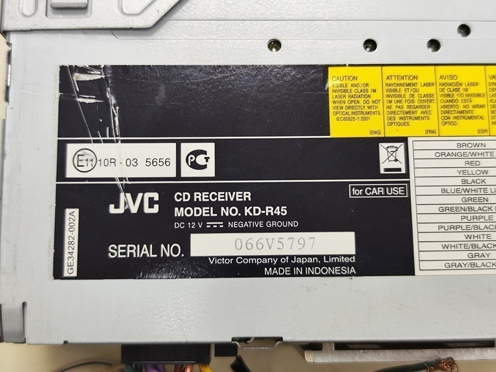 Автомагнитола JVC KD-R45
