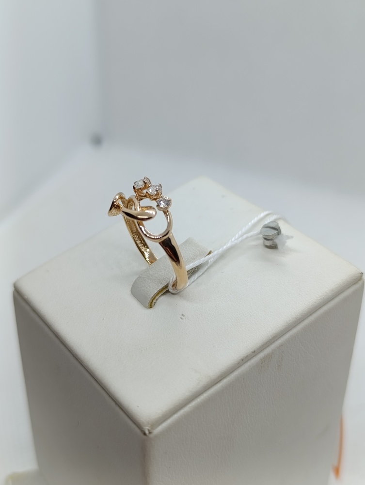 КОЛКМИ585 КОЛЬЦО С КАМНЯМИ (Au 585)