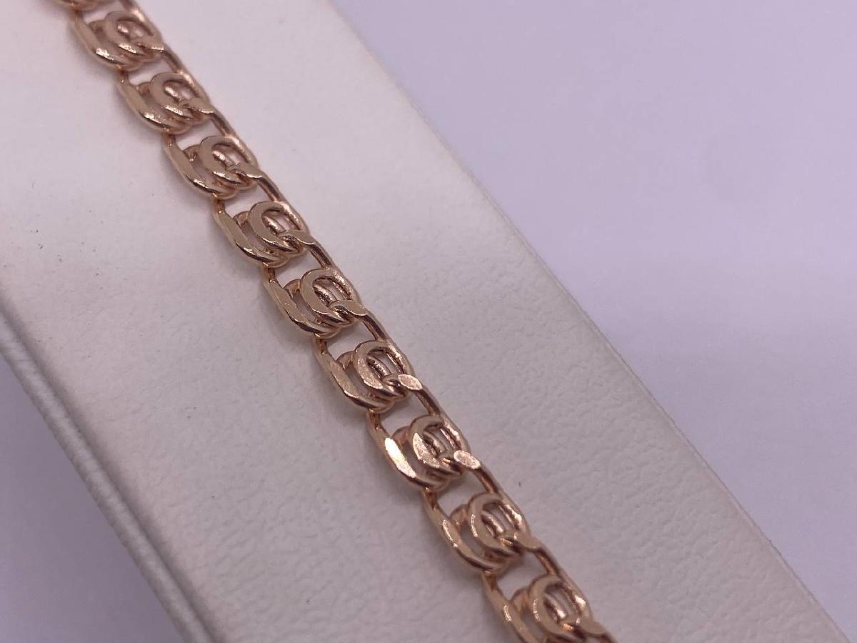 7080270П-17 БРАСЛЕТ ПУСТОТЕЛЫЙ Лав (Au 585)