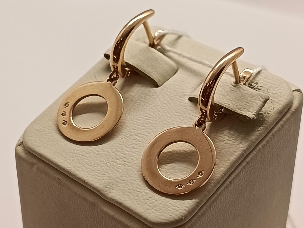 СЕРЬГИ С КАМНЯМИ (Au 585)