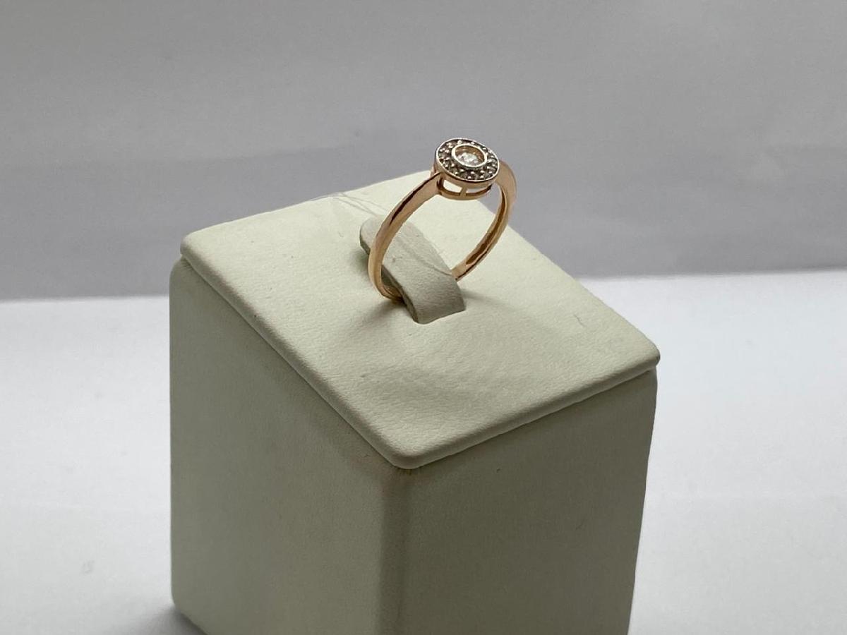 КОЛЬЦО С КАМНЯМИ (Au 585)